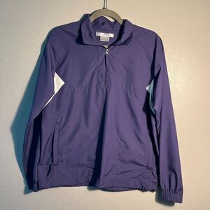 Nike Golf Storm Jacket Lavender Purple M Lightweight Windbreaker Rain Full Zip